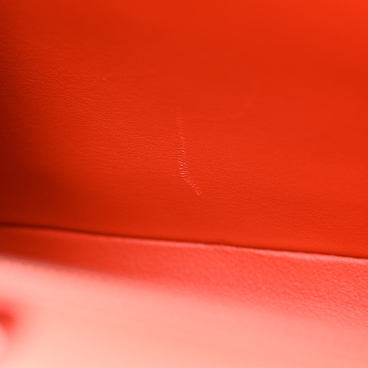 Snakeskin Medium Double Flap Red