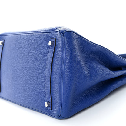 Hermes Togo BIRKIN 35 Bleu France 10 of 12