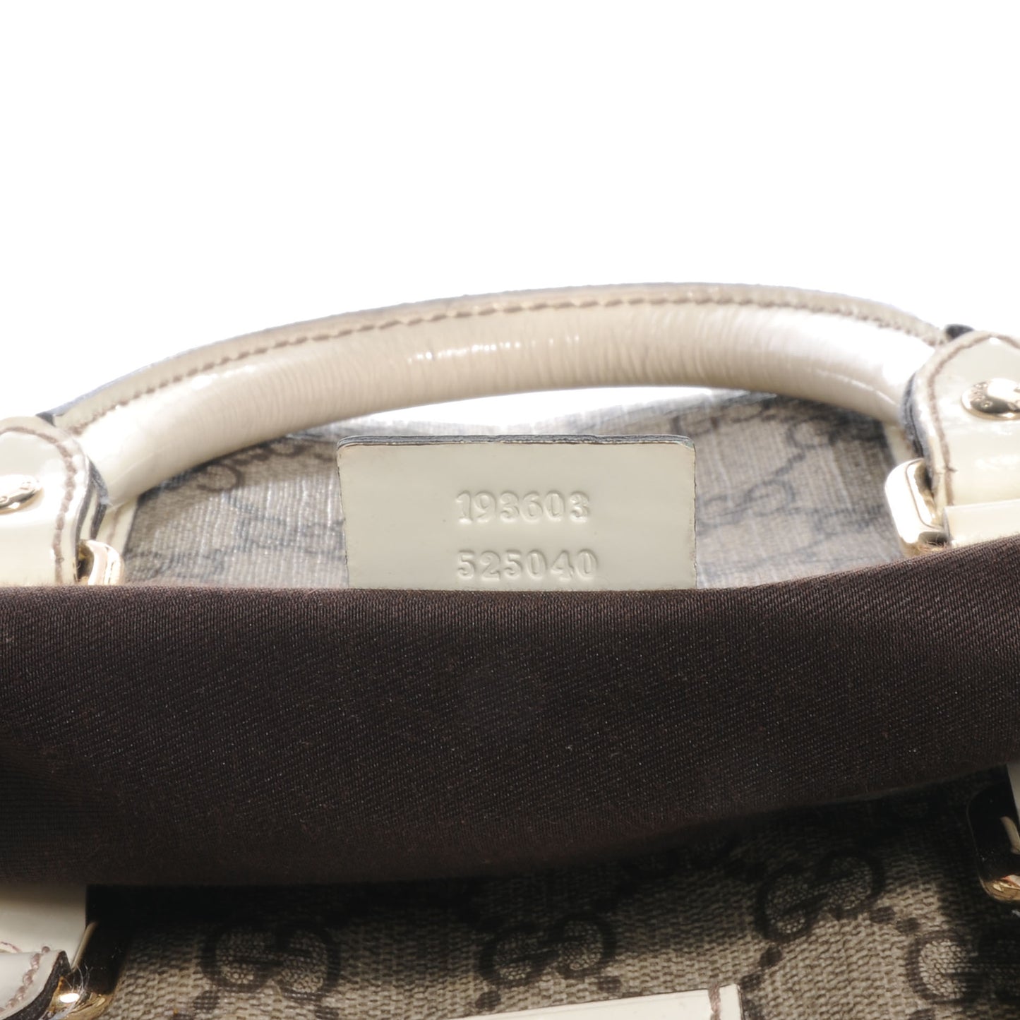 Coated Canvas Medium Joy Boston Off White