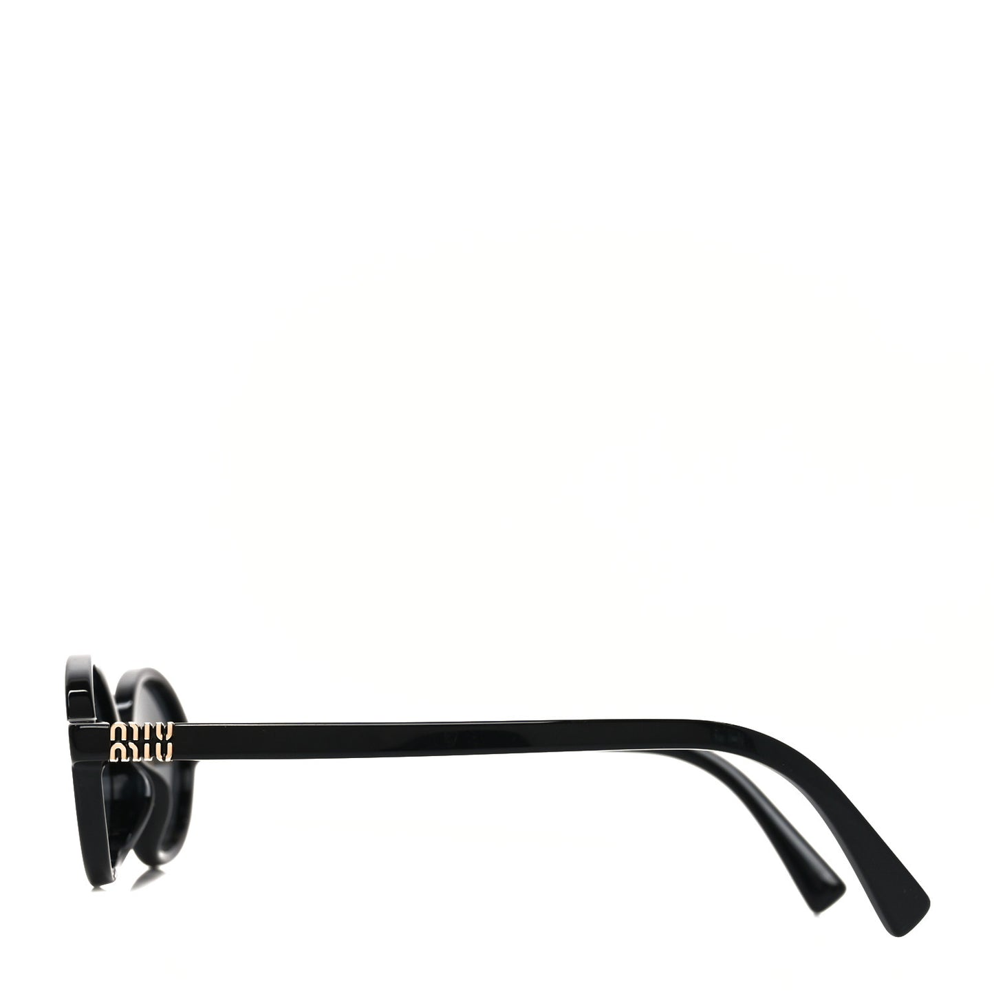 Acetate Oval Regard Sunglasses SMU04Z Black