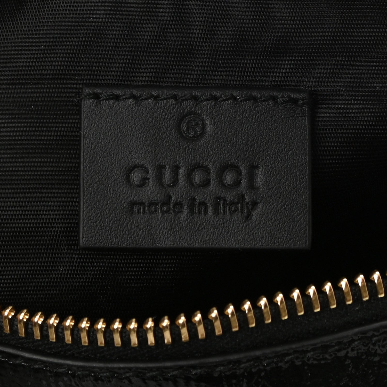 Gucci Suede Patent Web Mini Ophidia Shoulder Bag Nocciola Black 6 of 10