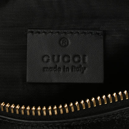 Gucci Suede Patent Web Mini Ophidia Shoulder Bag Nocciola Black 6 of 10