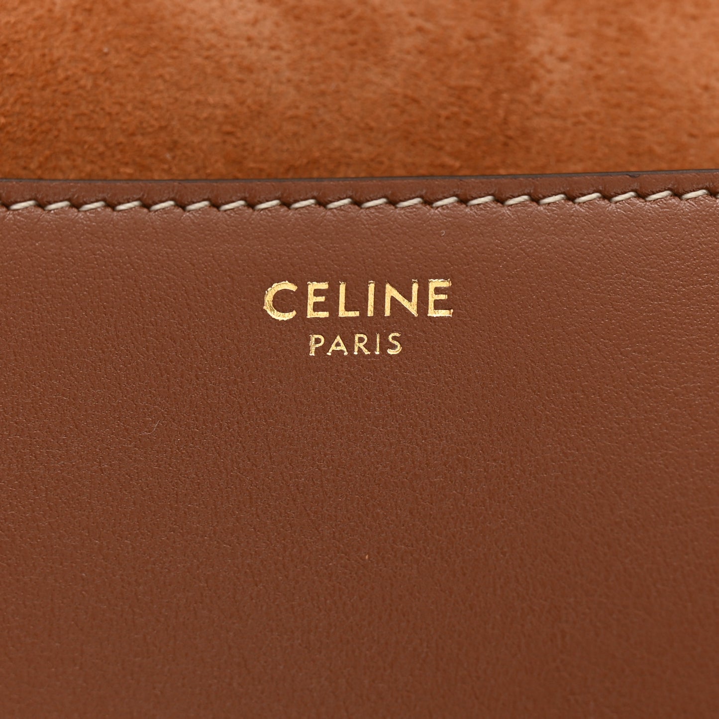 Smooth Calfskin Triomphe Besace Bag Tan