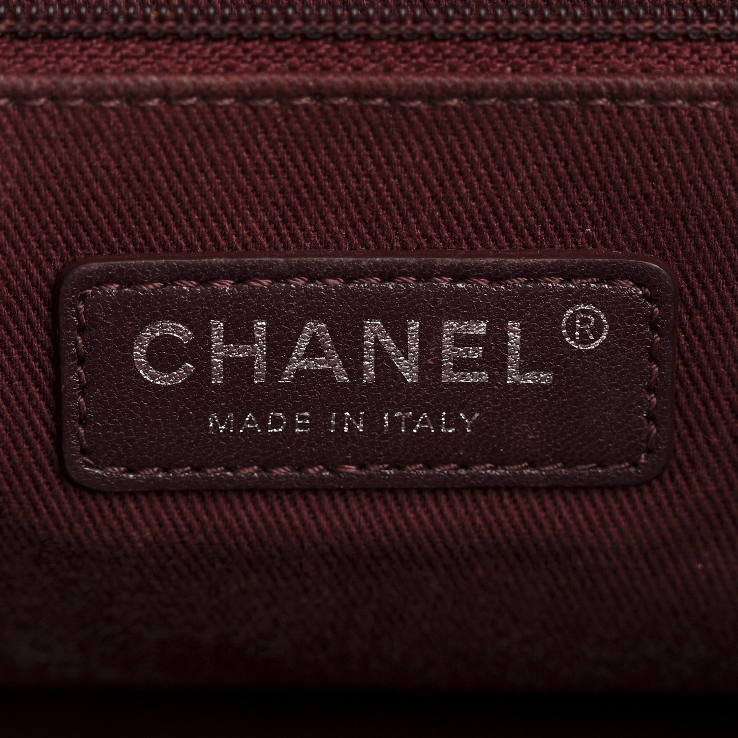 Chanel Glazed Calfskin Quilted Tote Navy 7 of 15