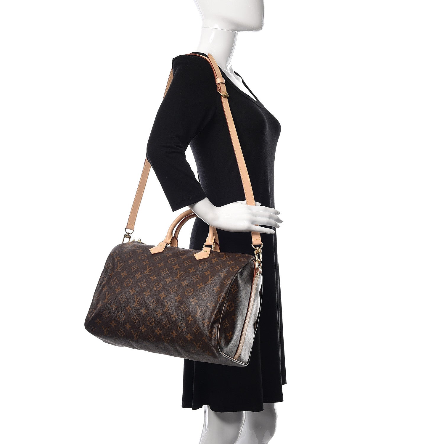Louis Vuitton Monogram Speedy Bandouliere 35 2 of 12