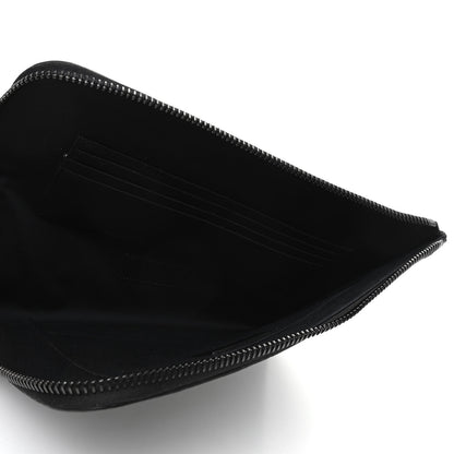 Saint Laurent Calfskin Crocodile Embossed iPad Case Black 5 of 7
