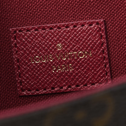 Louis Vuitton Monogram Pochette Felicie Chain Wallet Fuchsia 8 of 9