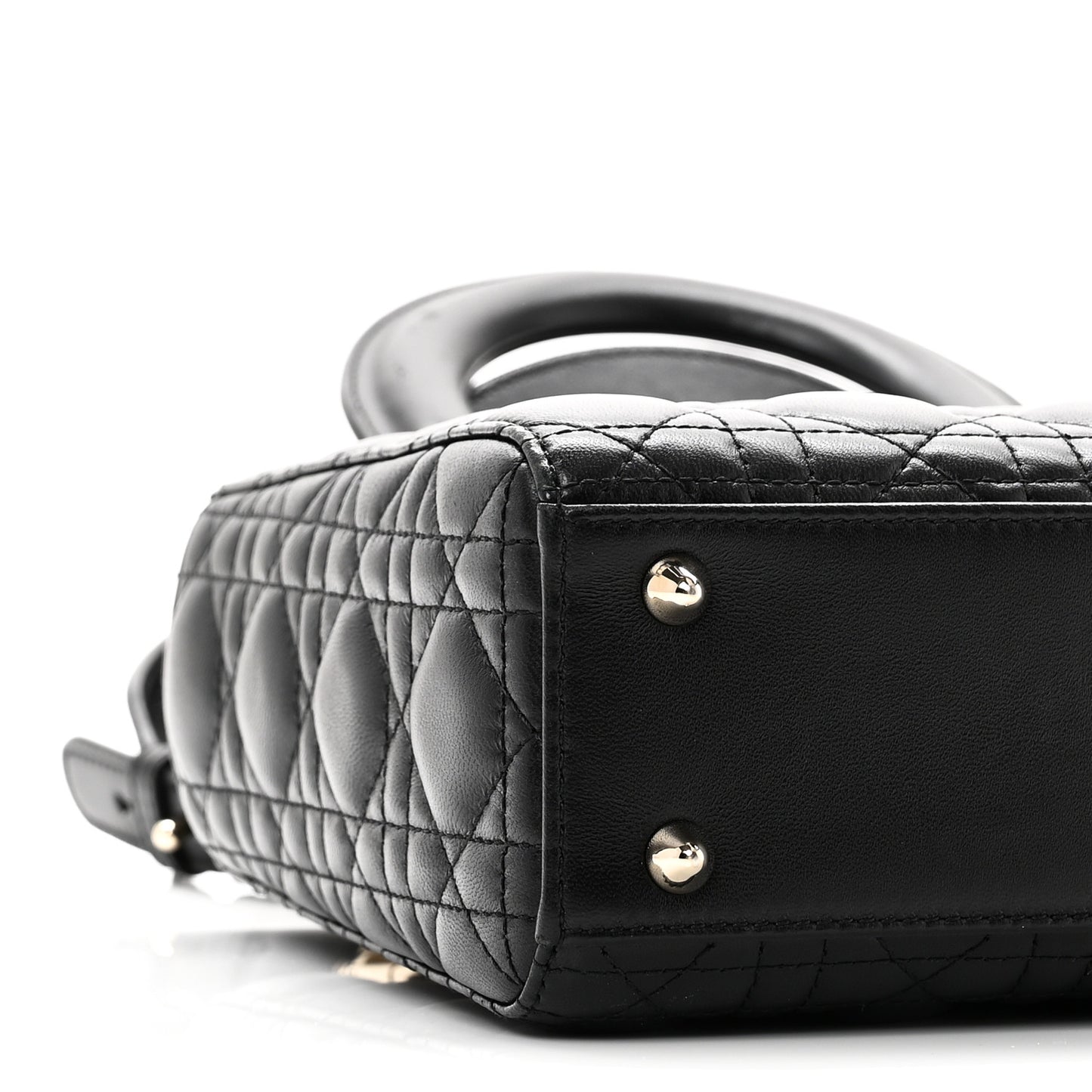 Lambskin Cannage Small My ABCDior Lady Dior Black