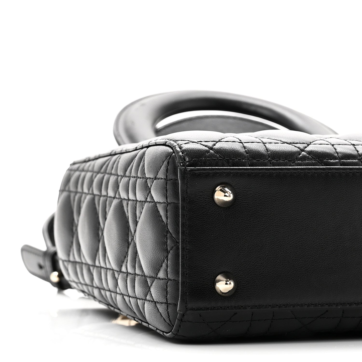 Christian Dior Lambskin Cannage Small My ABCDior Lady Dior Black 9 of 11