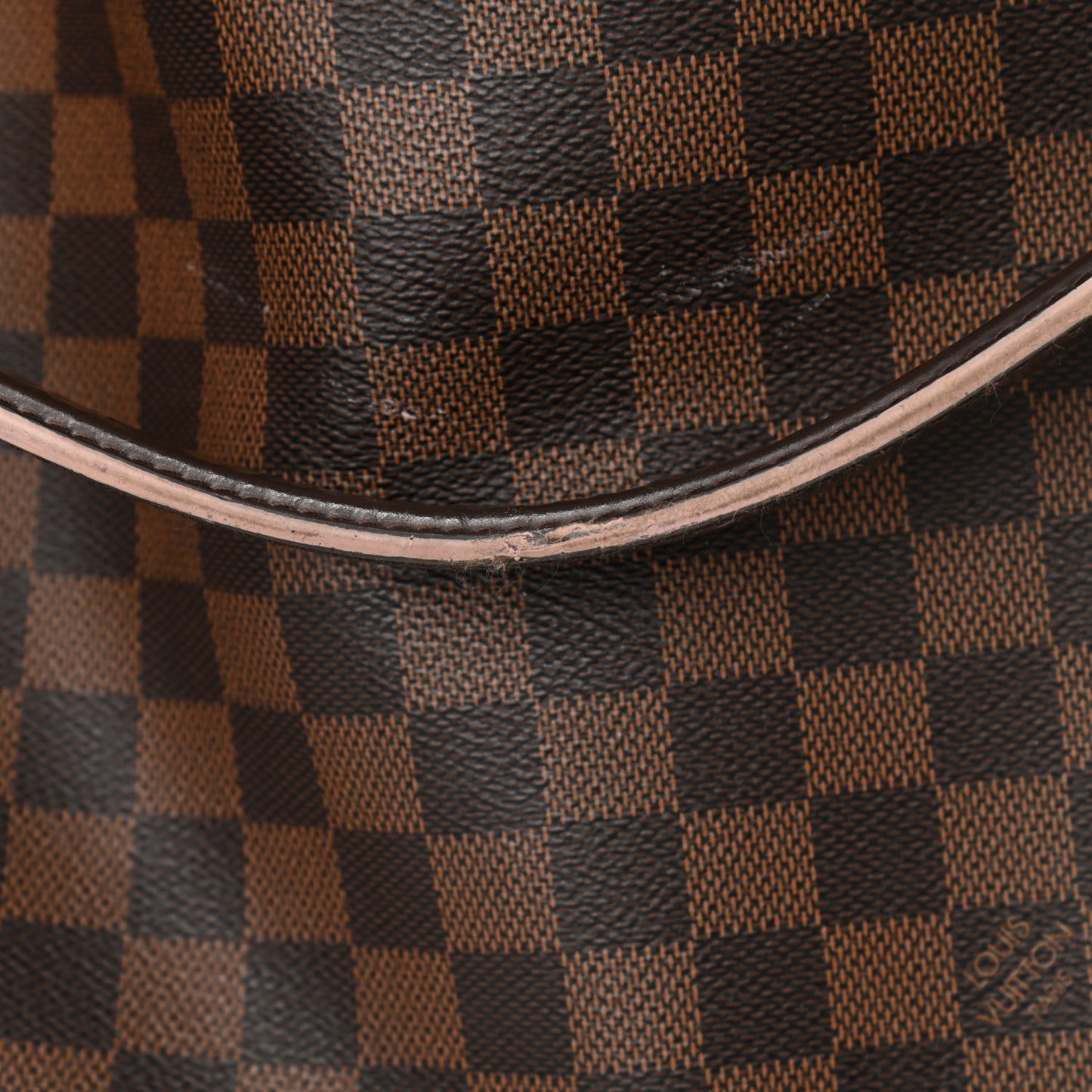 Damier Ebene Caissa Hobo Rose Ballerine