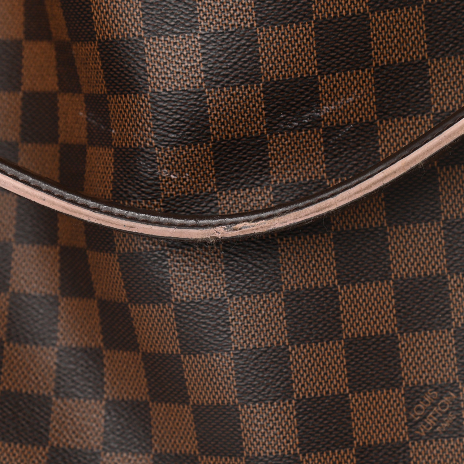 Louis Vuitton Damier Ebene Caissa Hobo Rose Ballerine 12 of 13