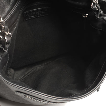 Chanel Leather Diamond Stitch Large Messenger Black 5 of 7