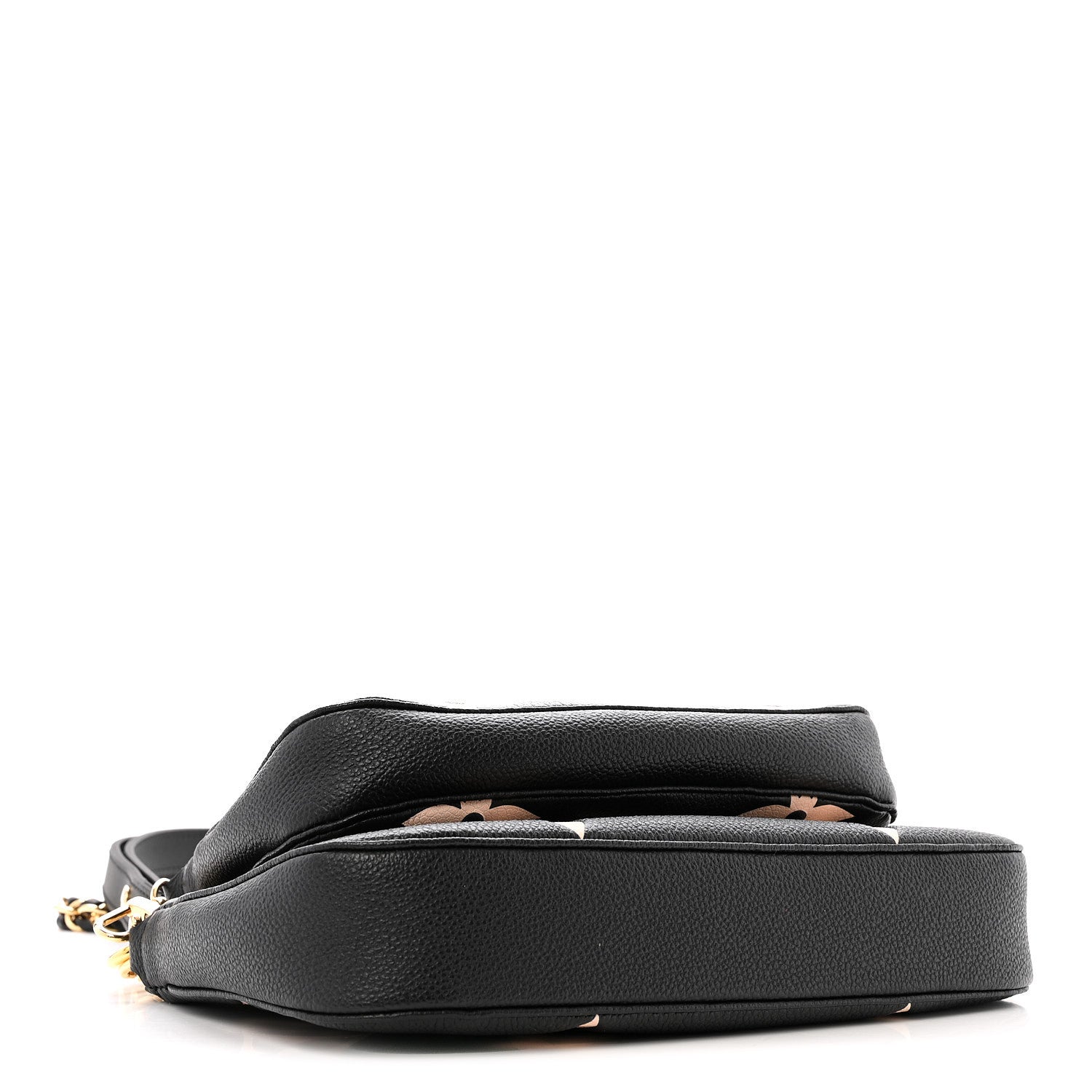 Louis Vuitton Empreinte Monogram Giant Multi Pochette Accessories Black Beige 4 of 12