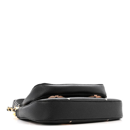 Louis Vuitton Empreinte Monogram Giant Multi Pochette Accessories Black Beige 4 of 12