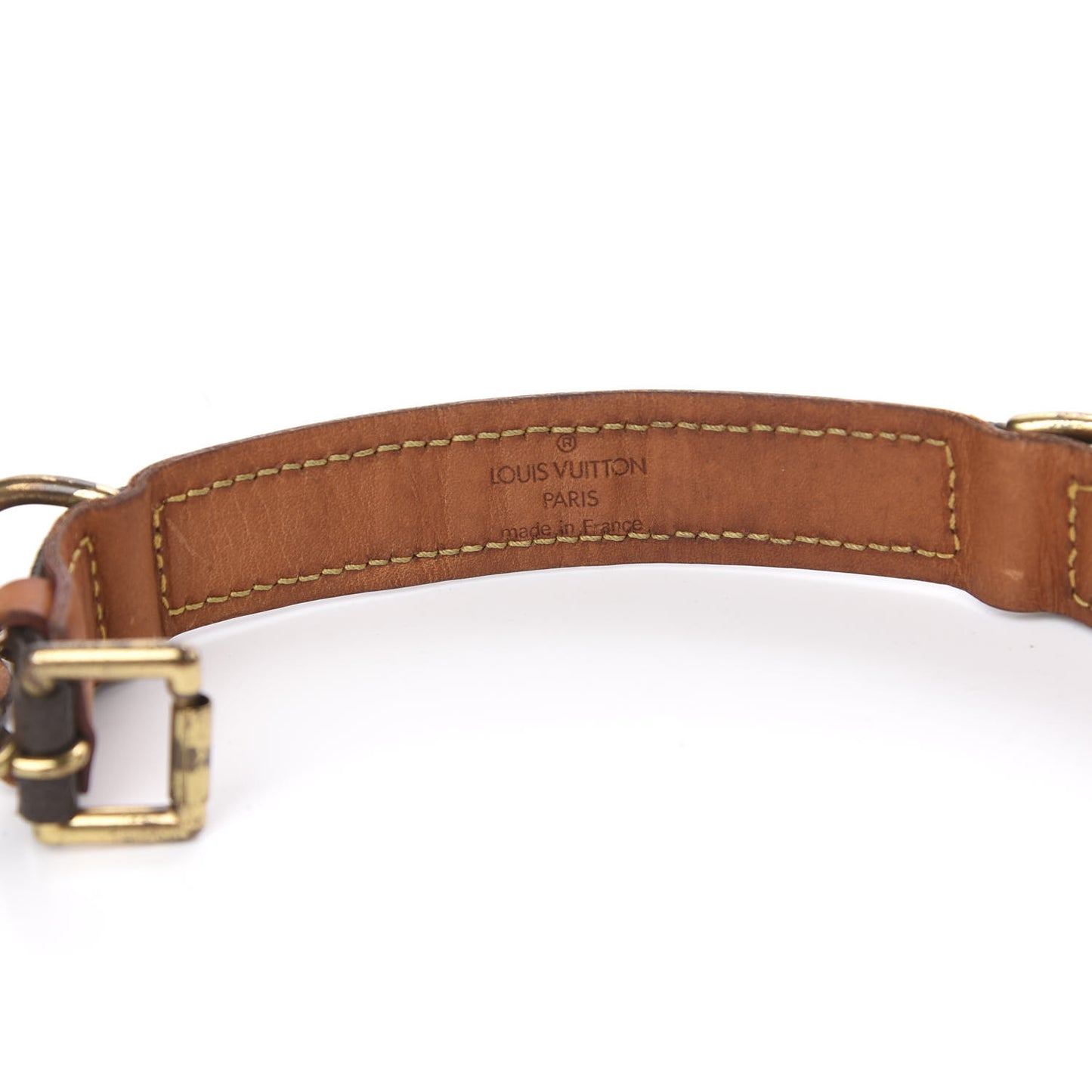 Monogram Baxter Dog Collar MM