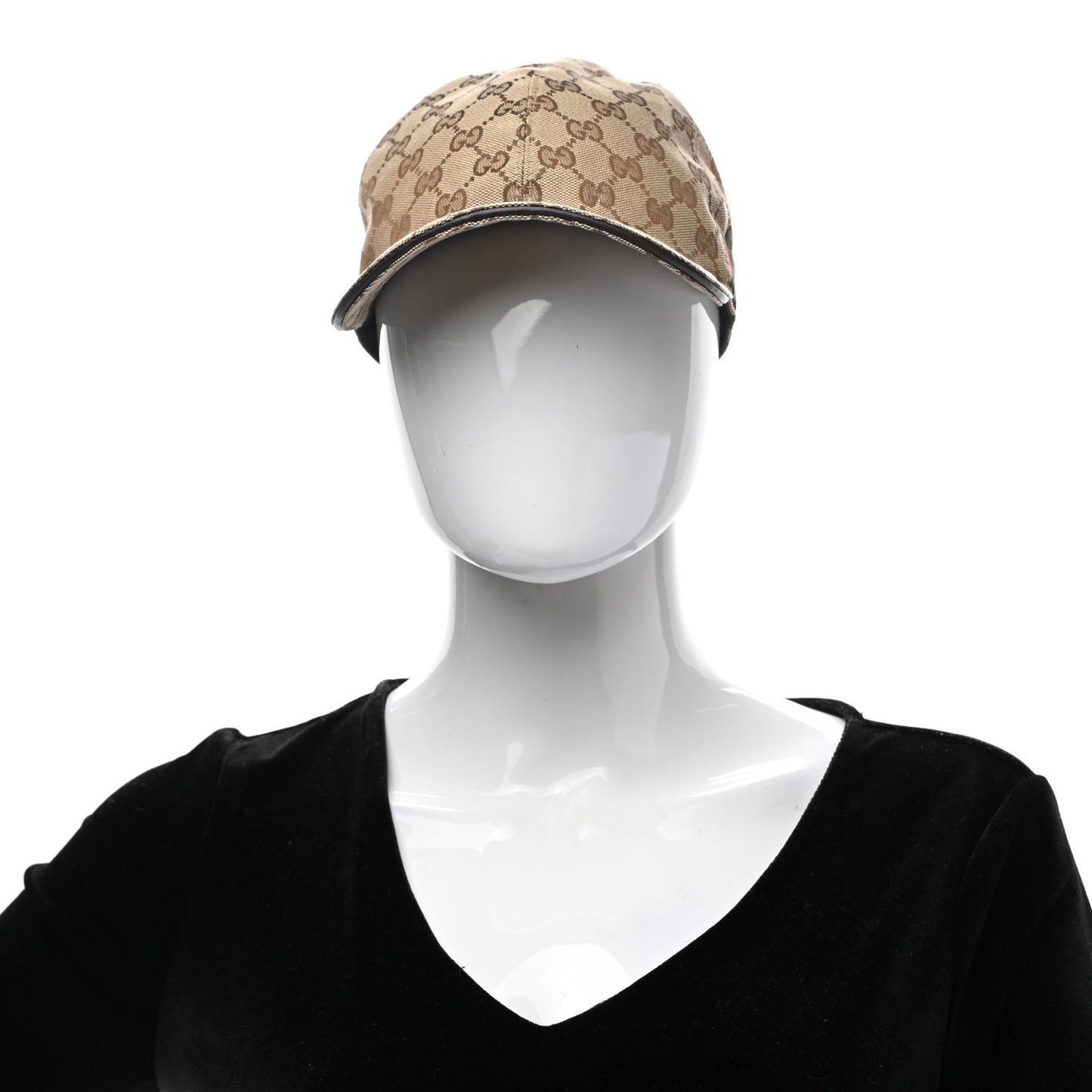 Monogram Web Baseball Hat M Beige Cocoa