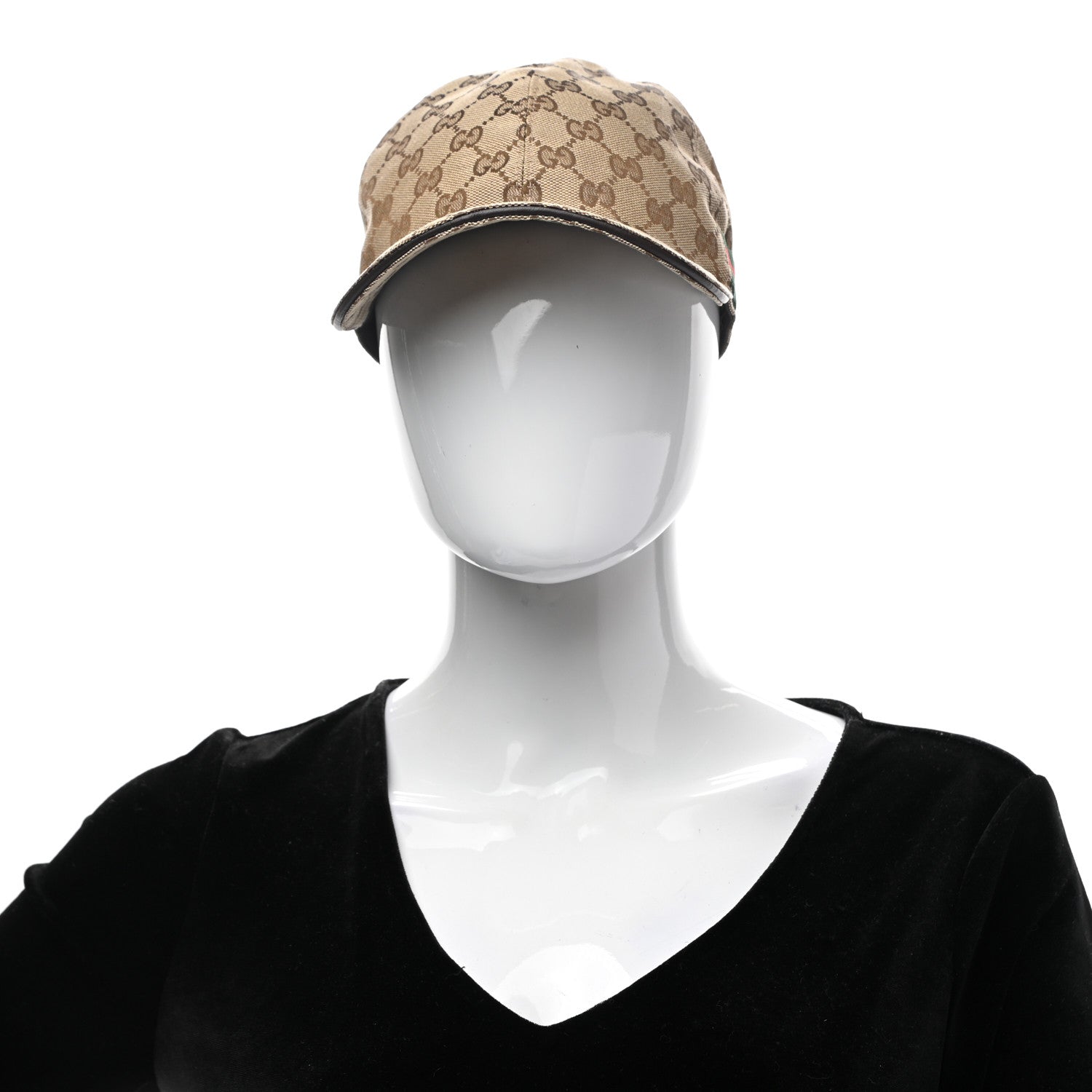 Gucci Monogram Web Baseball Hat M Beige Cocoa 3 of 10