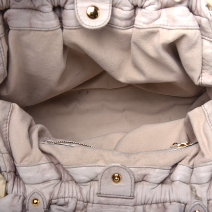 Louis Vuitton Lambskin Olympe Stratus PM Ecru 5 of 34