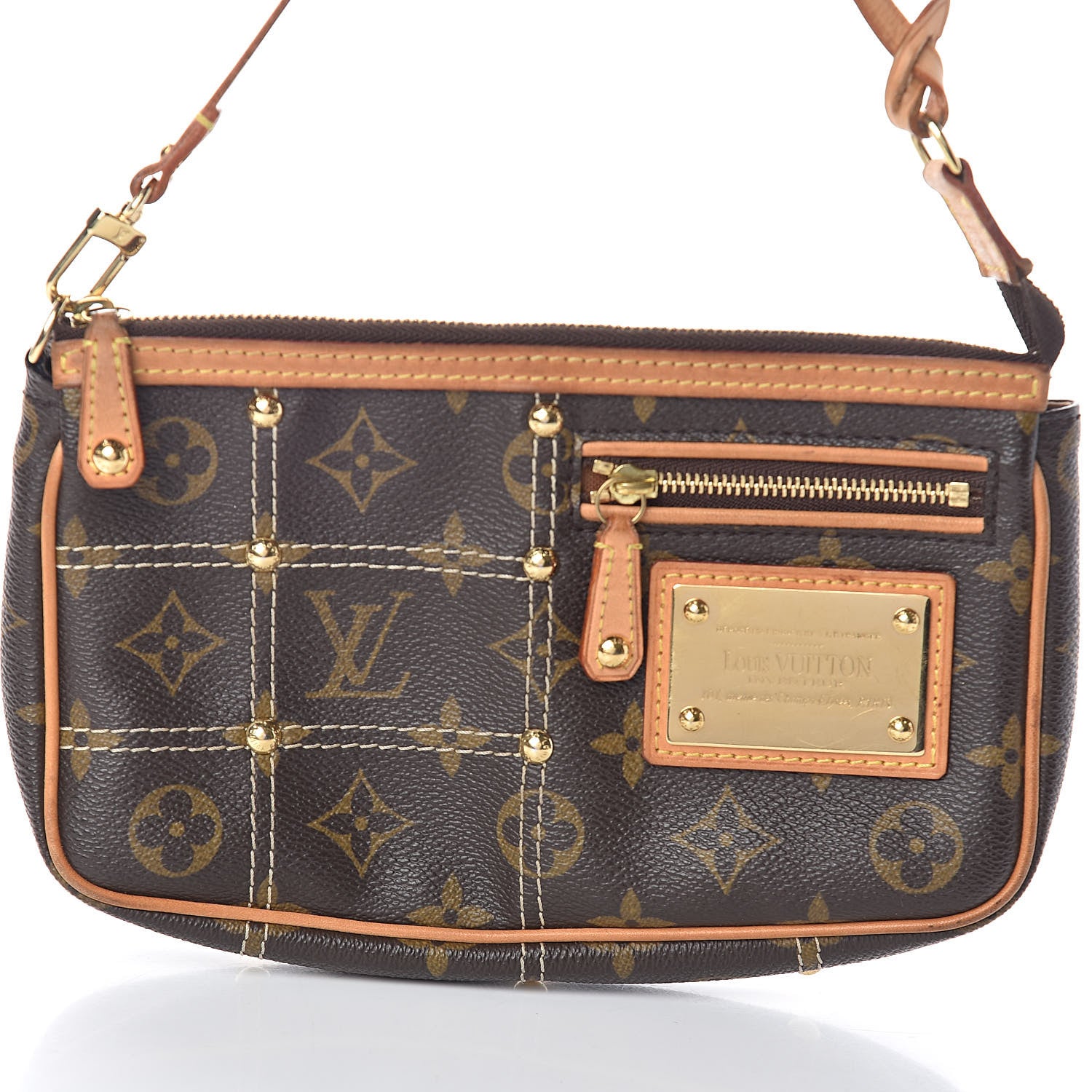 Louis Vuitton Monogram Riveting Pochette Accessories 7 of 9