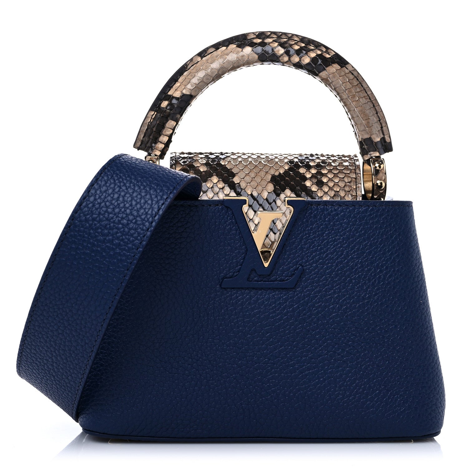 Louis Vuitton Taurillon Python Capucines Mini 1 of 8
