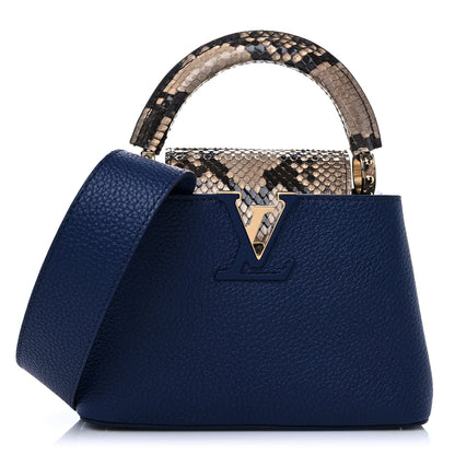 Louis Vuitton Taurillon Python Capucines Mini 1 of 8