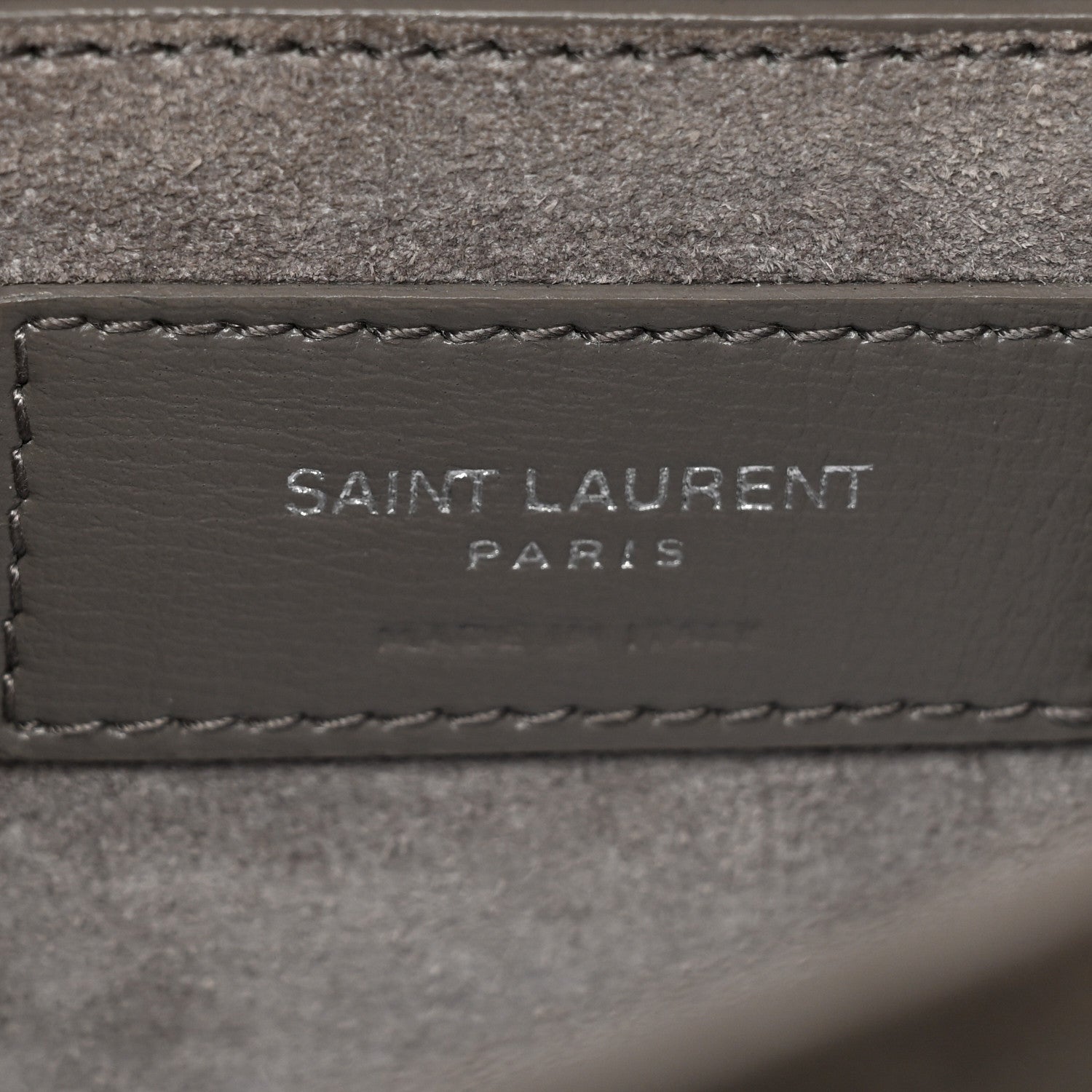 Saint Laurent Calfskin Medium Monogram Sunset Fog 9 of 23
