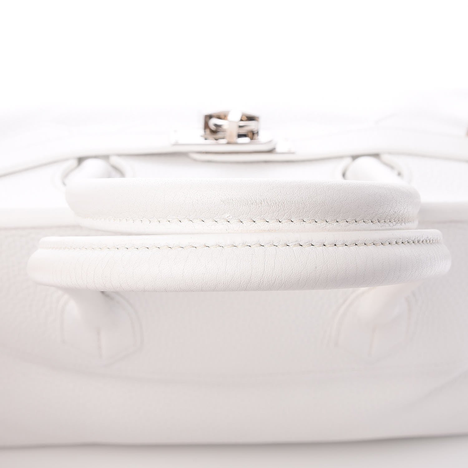 Hermes Taurillon Clemence JPG Birkin 42 White 24 of 25