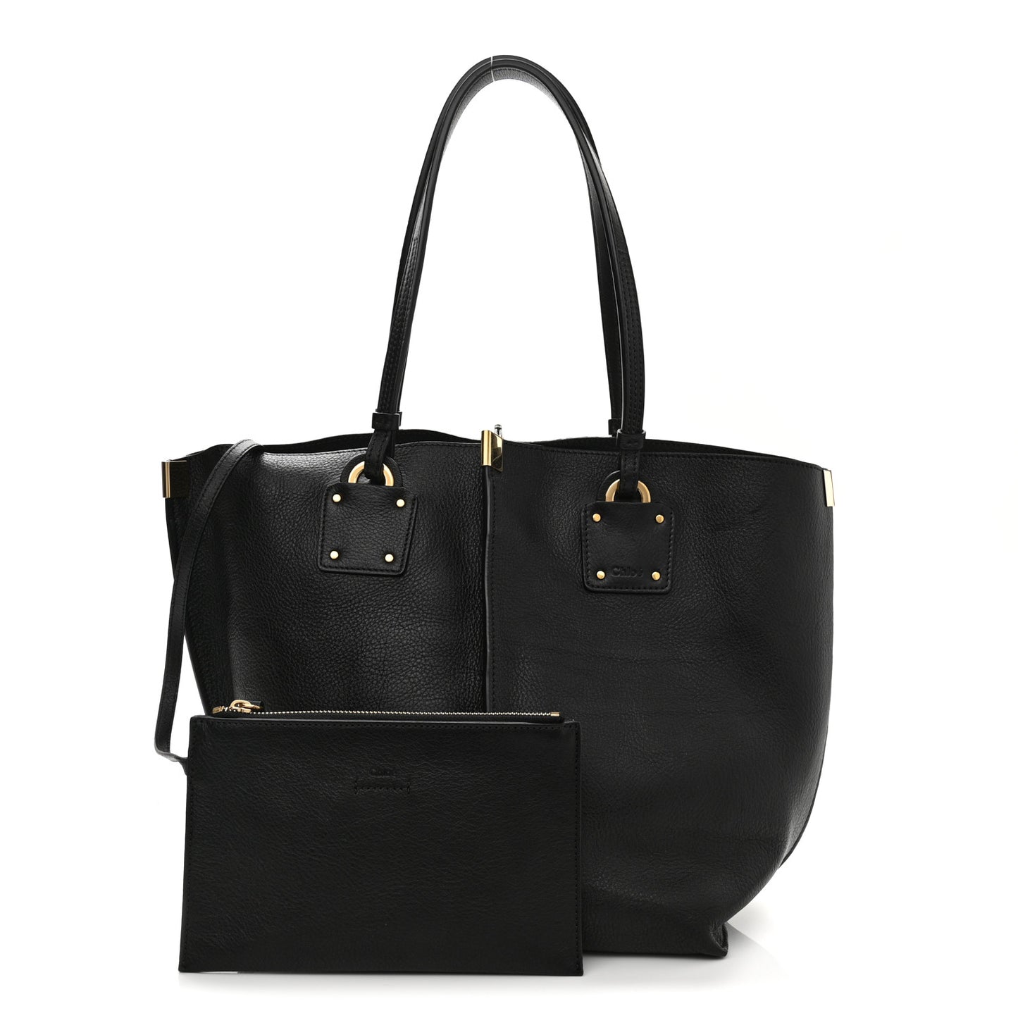 Smooth Calfskin Medium Vick Tote Black