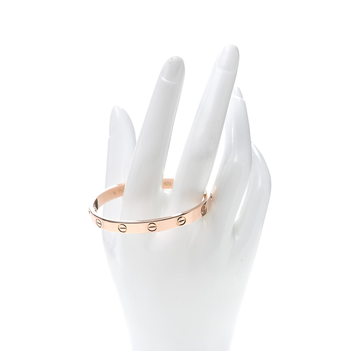 18K Pink Gold LOVE Bracelet 16
