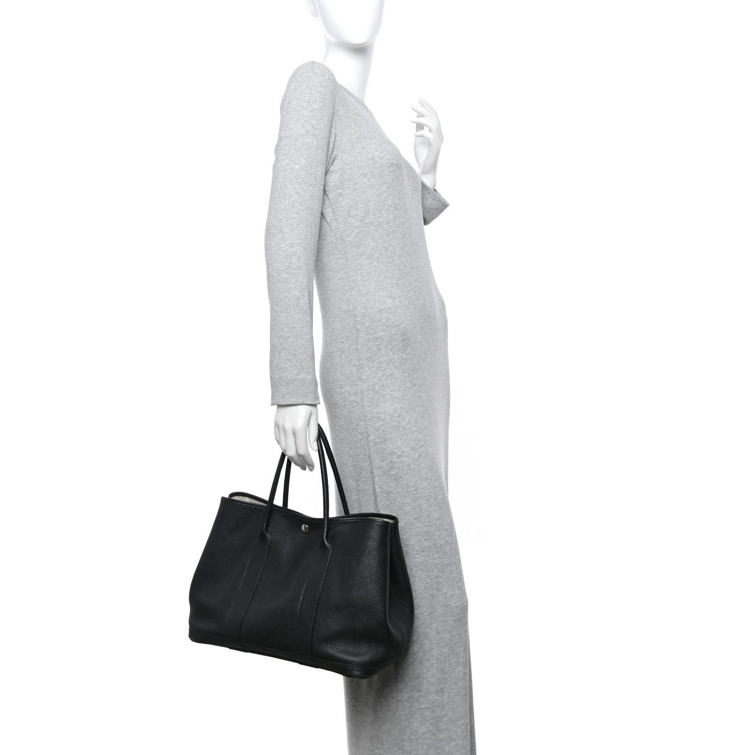 Hermes Vache Country Garden Party 36 MM Black 3 of 11