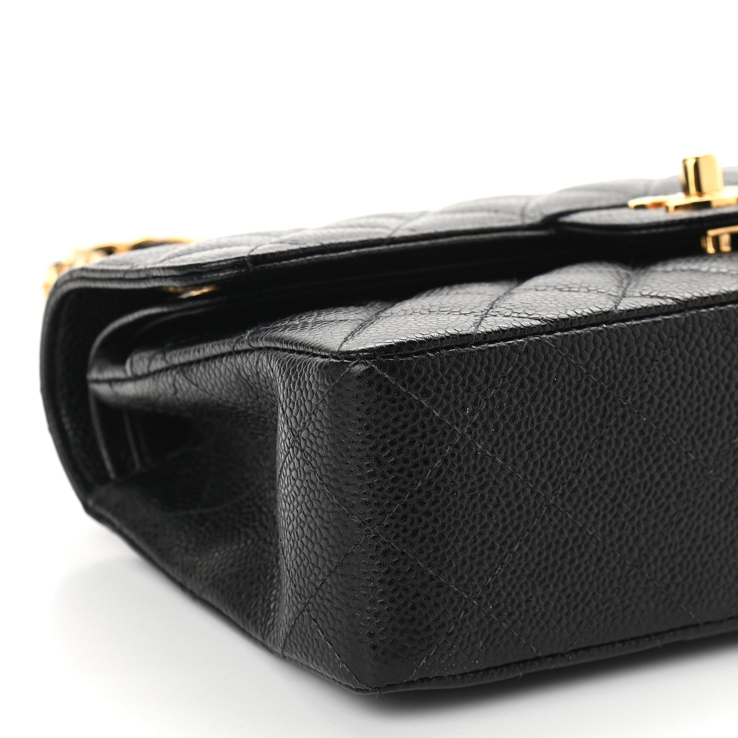 Chanel Caviar Quilted Small Double Flap Black 8 of 9