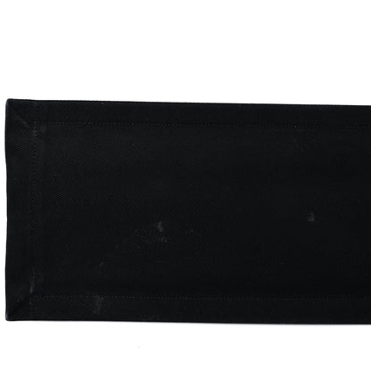 Saint Laurent Linen Calfskin Rive Gauche Tote Black 13 of 19