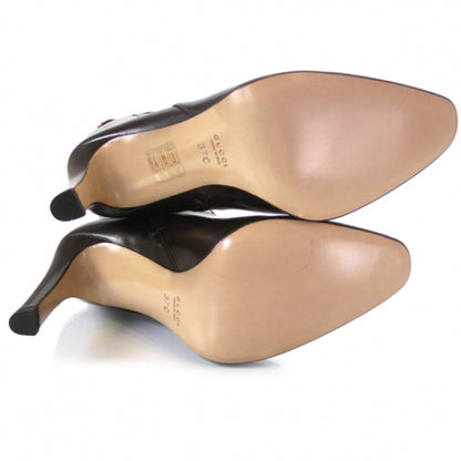 Gucci Leather Knee High Boots 37 Chocolate 5 of 9