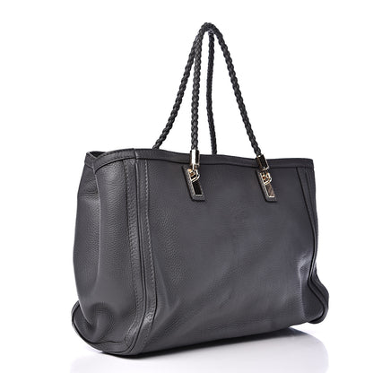 Gucci Pebbled Calfskin Medium Bella Tote Grey 2 of 12