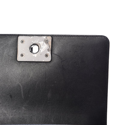 Chanel Lambskin Satin LED Metal Small Boy Flap Black 9 of 18