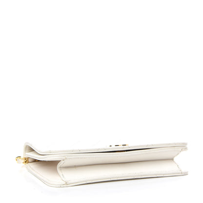 Chanel Calfskin Diamond Stitched CC Small Flap White 4 of 11