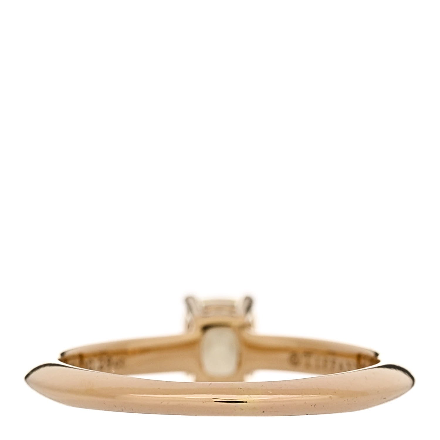 Tiffany 18K Yellow Gold Fancy Yellow Diamond .29ct Solitaire Cushion Cut Engagement Ring 43 2.75 4 of 5