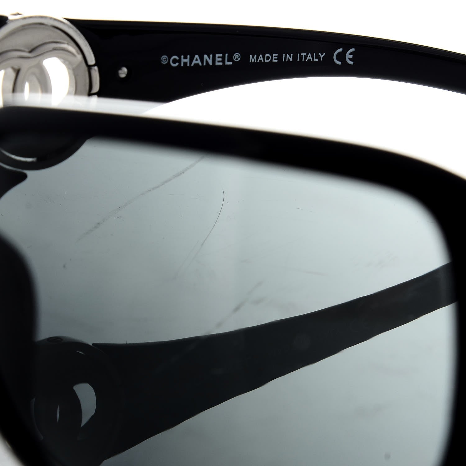 Chanel CC Sunglasses 6023 Black 6 of 8