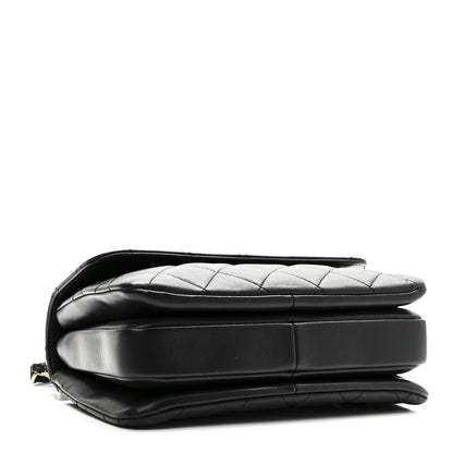 Chanel Lambskin Quilted Small Trendy CC Dual Handle Flap Bag Black 4 of 10