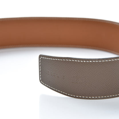 Hermes Epsom 42mm Constance 2 H Belt 85 Etoupe Gold 11 of 11