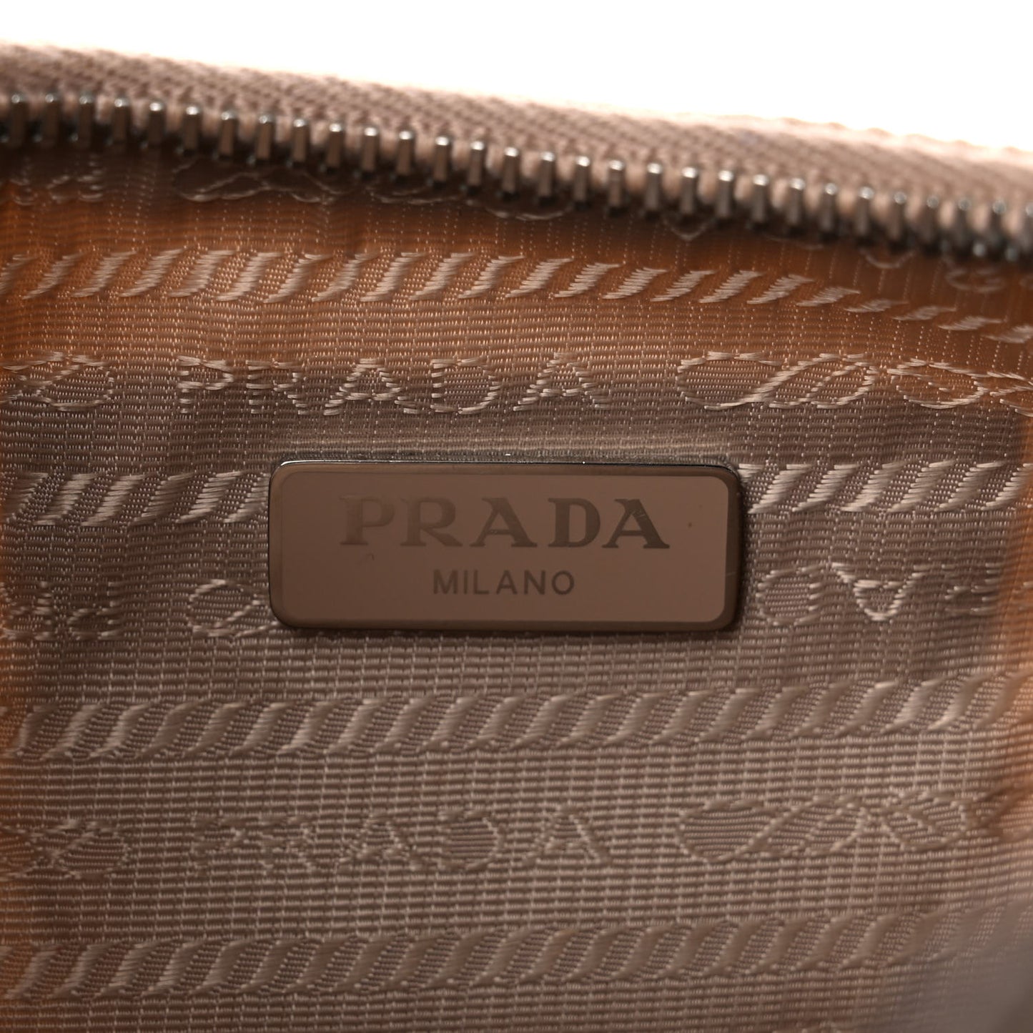 Re-Nylon Saffiano Mini Re-Edition 2005 Bag Cammeo