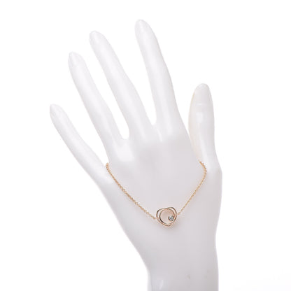 Hermes 18K Rose Gold Diamond TPM Vertige Coeur Bracelet LG 2 of 4