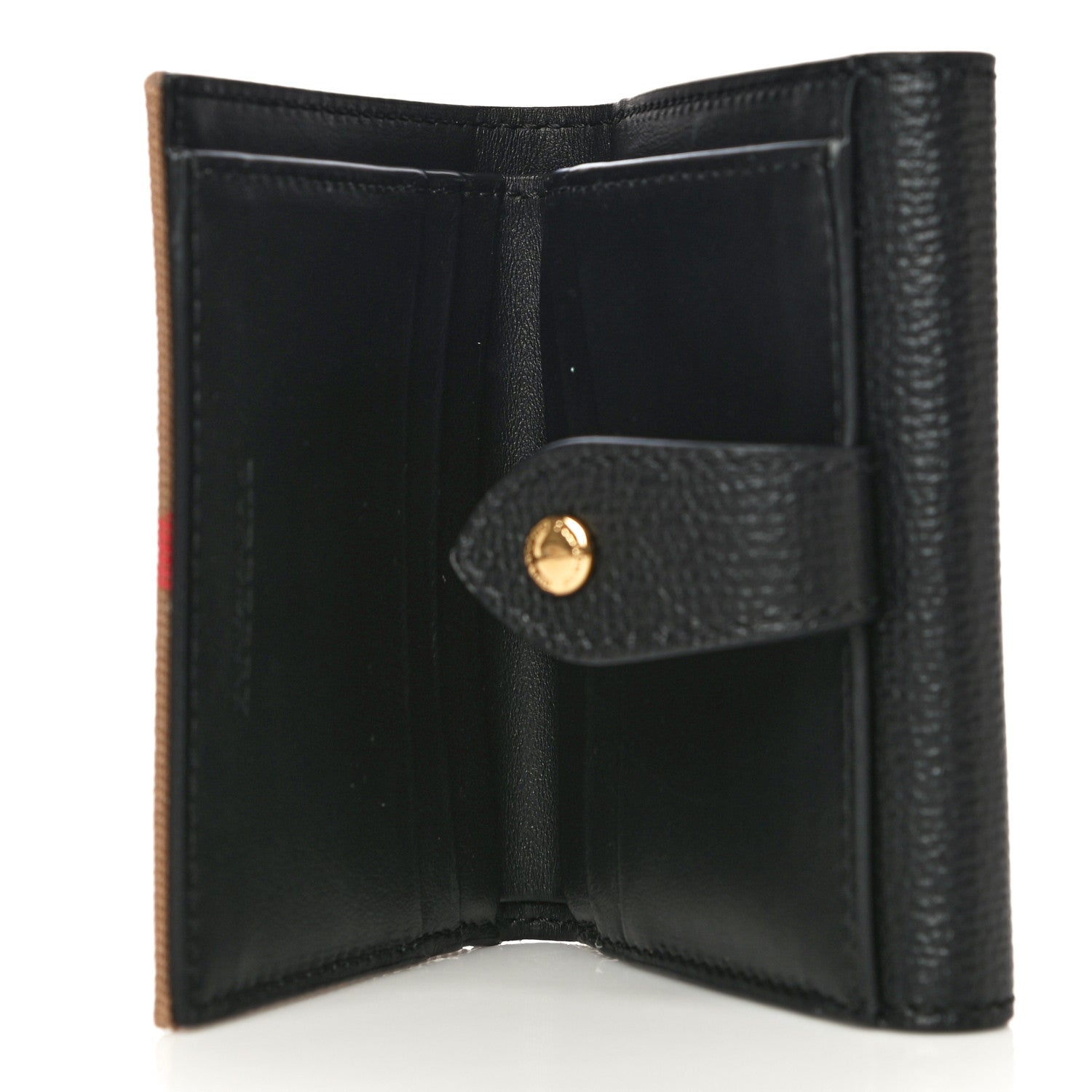 Burberry House Check Luna French Wallet Black 8 of 12