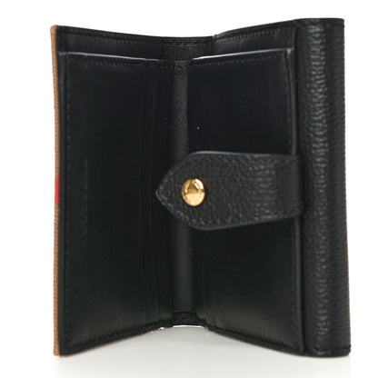 Burberry House Check Luna French Wallet Black 8 of 12