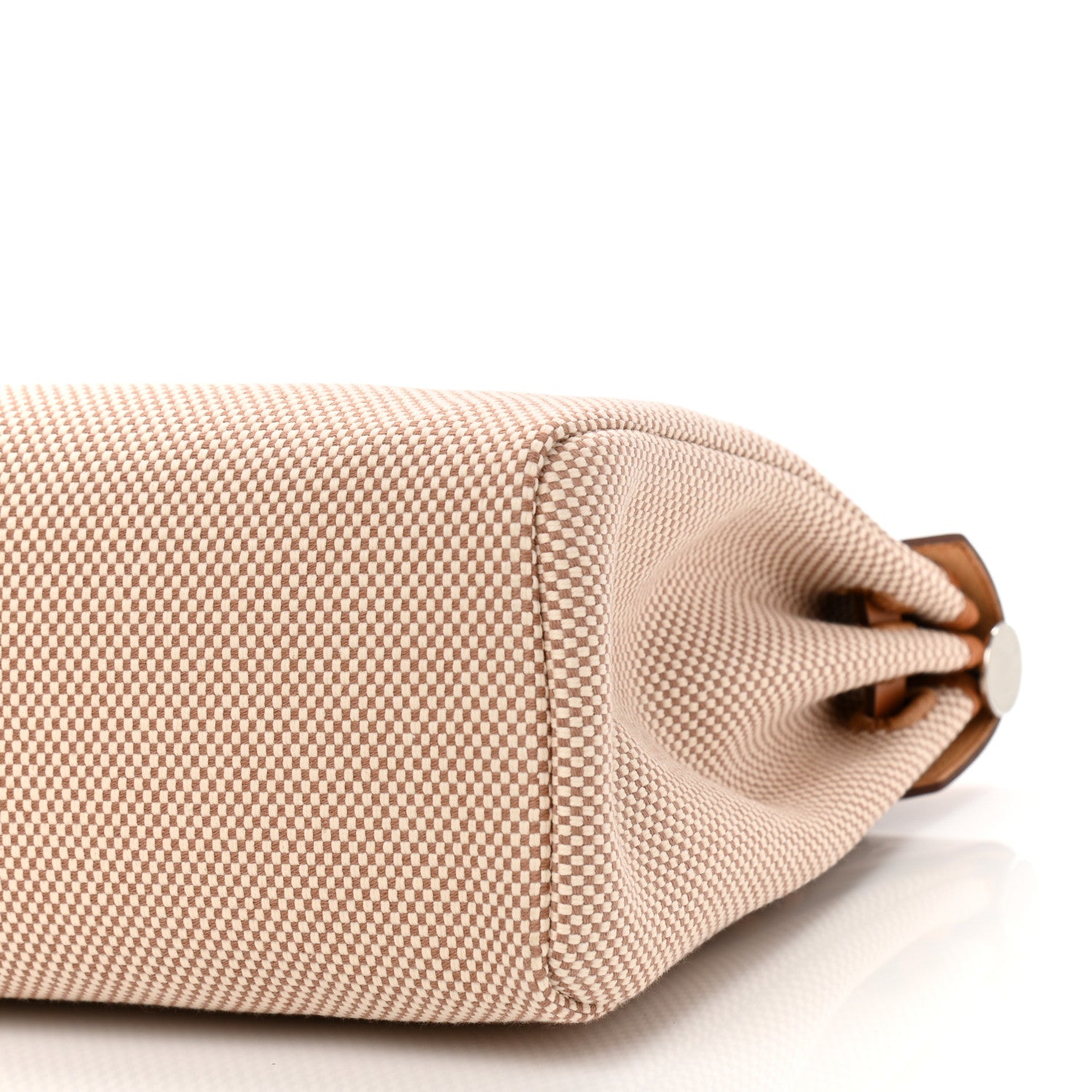Hermes Vache Hunter Criss Viking Herbag Zip Retourne 31 PM Ecru Beige Naturel 9 of 10