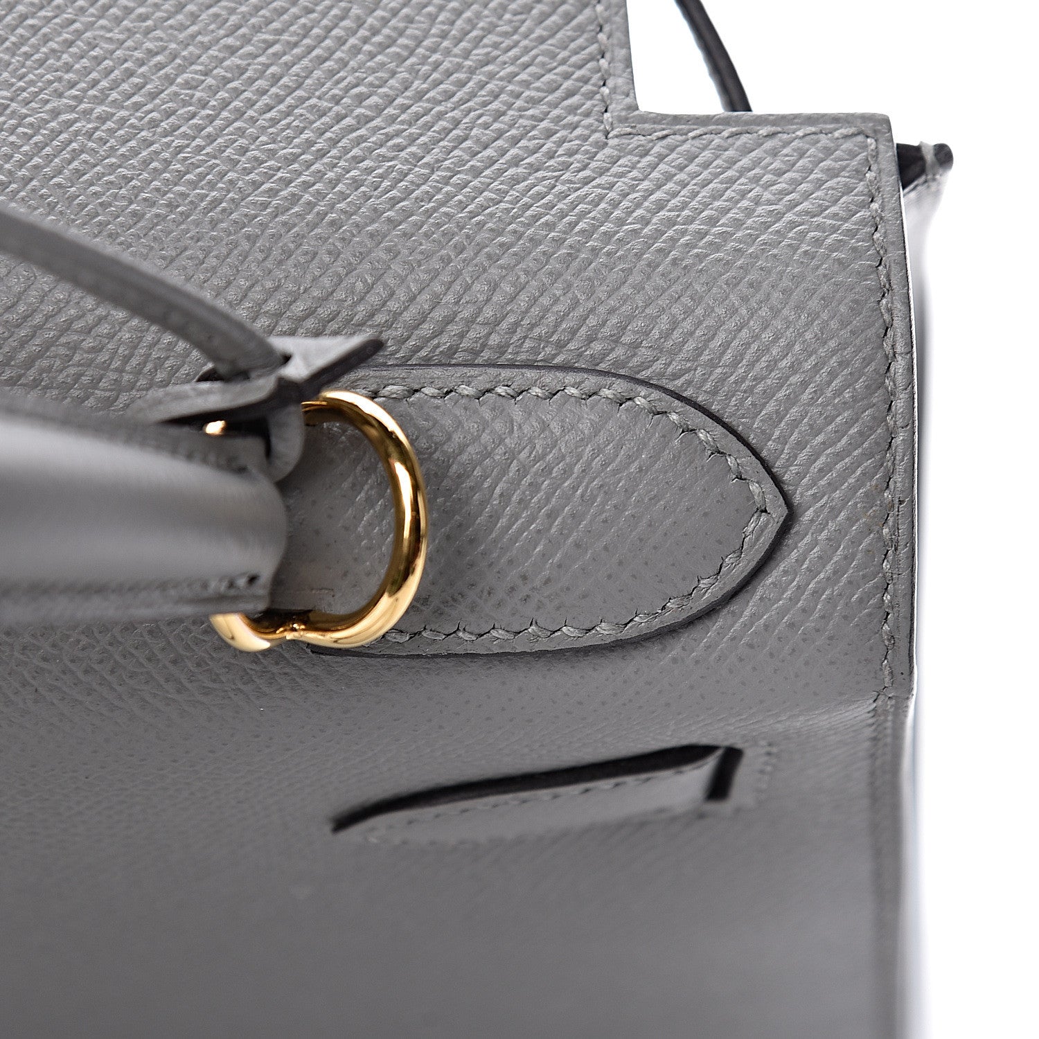 Hermes Epsom Kelly Sellier 28 Gris Mouette 11 of 39