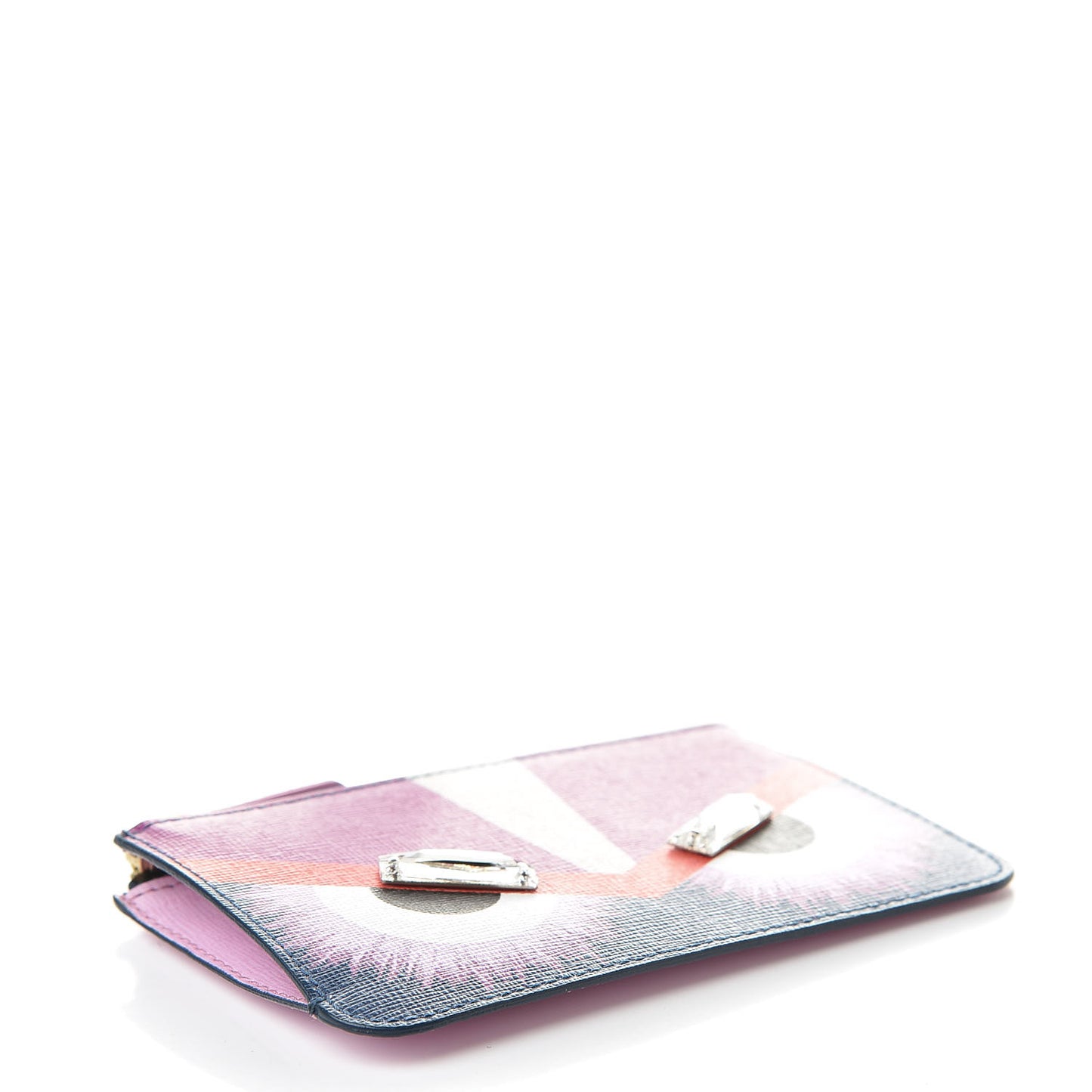 Vitello Elite Crystal Eye Monster Coin Pouch Key Case Cobalt Multicolor