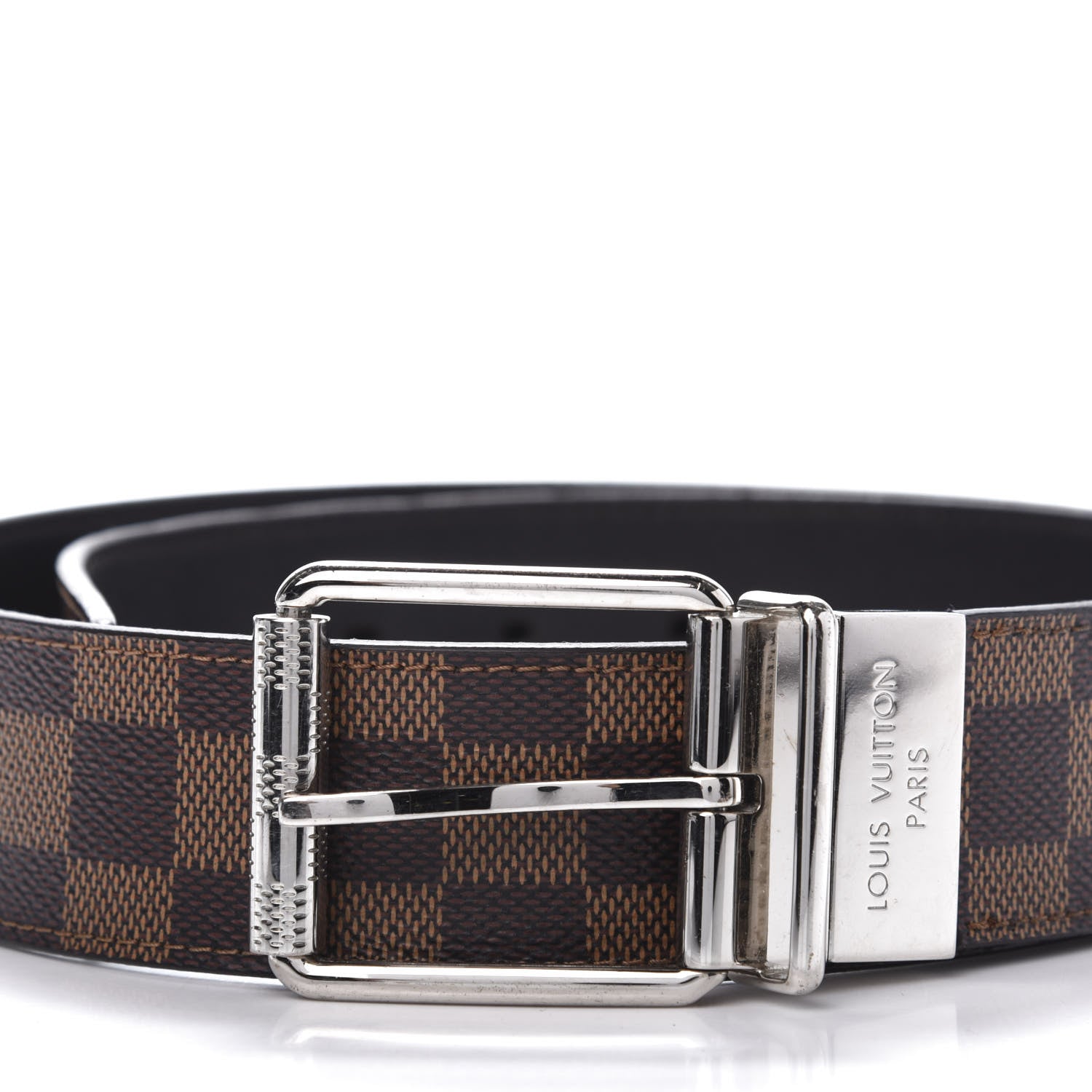 Louis Vuitton Damier Ebene Belt 90 36 3 of 6