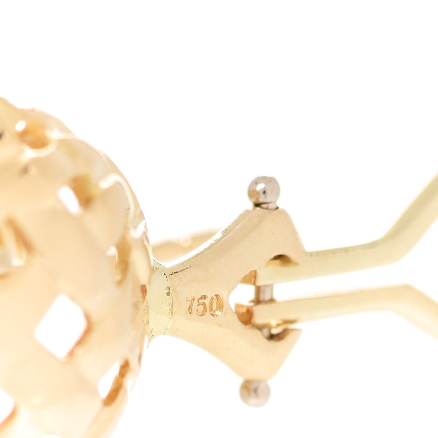 18K Yellow Gold Vannerie Earrings