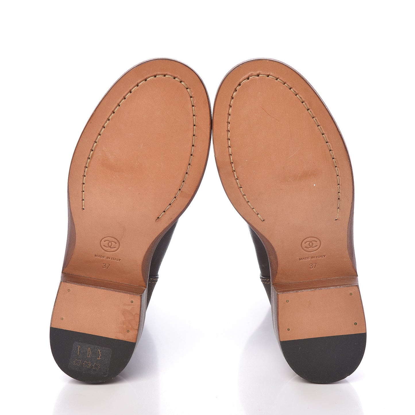 Calfskin Paris Dallas Boots 37 Dark Gold